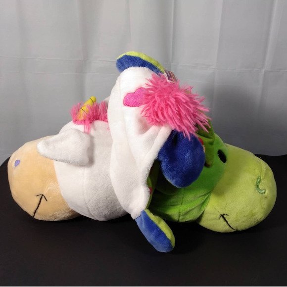 Flip a Zoo | 20" Unicorn/Dragon 2-in-1 Plush Toy Stuffed Animal - Picture 4 of 10